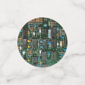 Computer Electronics Printen Circuit Board Afbeeld Confetti (Kleine voorkant)