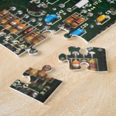 Computer Electronics Printen Circuit Board Afbeeld Legpuzzel (Zijkant)