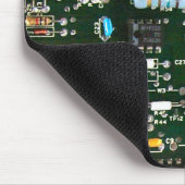 Computer Electronics Printen Circuit Board Afbeeld Muismat (Hoek)
