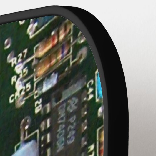 Computer Electronics Printen Circuit Board Afbeeld Pickleball Paddle (Links Detail)