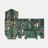 Computer Electronics Printen Circuit Board Bedankdoosjes (Uitgevouwen)