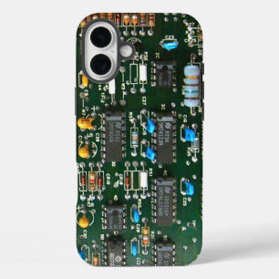 Computer elektronica printplaat afbeelding iPhone 16 plus hoesje