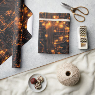 Computer en elektronica cadeaupapier