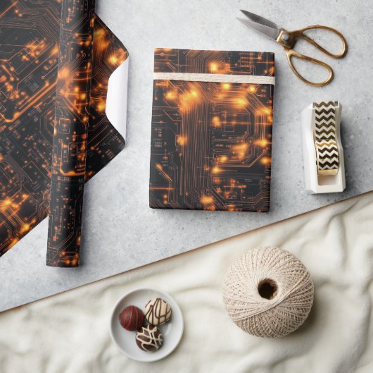 Computer en elektronica cadeaupapier (Crafts)