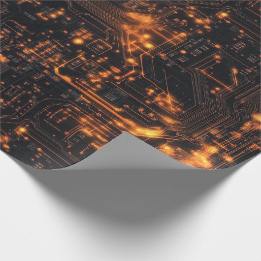 Computer en elektronica cadeaupapier (Hoek)