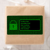 Computer- en infosecurity Cyberservices Hangslot Etiket (Insitu)