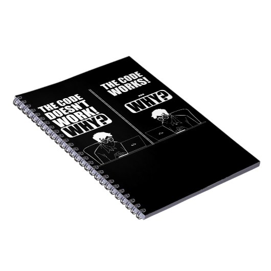 Computer Engineer Codering Fun Funny Programmer Notitieboek (Rechterzijde)