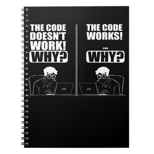 Computer Engineer Codering Fun Funny Programmer Notitieboek (Voorkant)