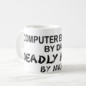 Computer Engineer Deadly Ninja Koffiemok (Voorkant links)