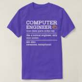 Computer Engineer Definition Computer T-shirt (Design voorkant)