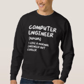 Computer Engineer Definition Funny Engineering Trui (Voorkant)