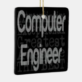 Computer Engineer Extraordinaire Ceramic Ornament (Rechts)