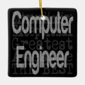 Computer Engineer Extraordinaire Ceramic Ornament (Voorkant)