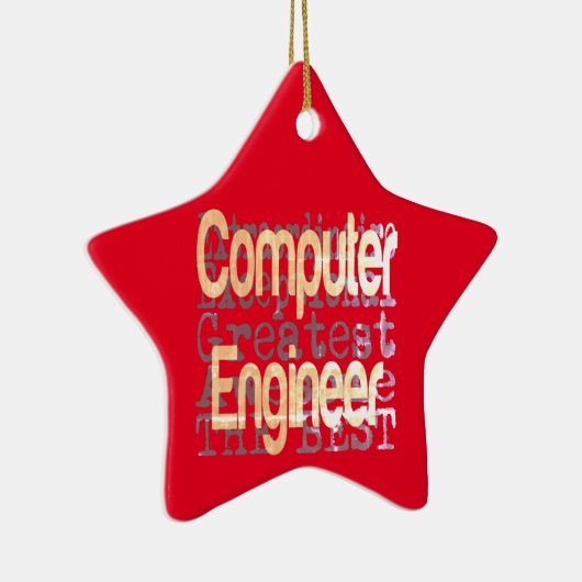 Computer Engineer Extraordinaire Keramisch Ornament (Rechts)