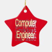 Computer Engineer Extraordinaire Keramisch Ornament (Voorkant)