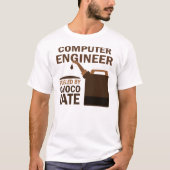 Computer engineer (Funny) Chocolate T-shirt (Voorkant)
