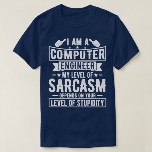 Computer Engineer Funny Computer Engineering T-shirt (Design voorkant)