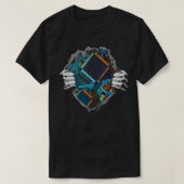 Computer Engineer Hardware CPU Chip Circuit Mo T-shirt (Design voorkant)