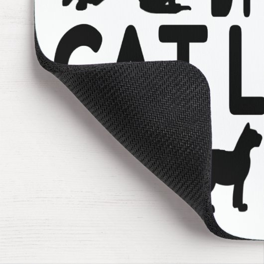 Computer Engineer houdt van katten Muismat (Hoek)