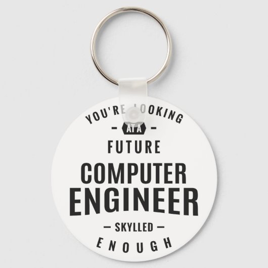 Computer Engineer Sleutelhanger (Voorkant)