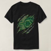 Computer Engineer Software Geek Circuit Board INSI T-shirt (Design voorkant)