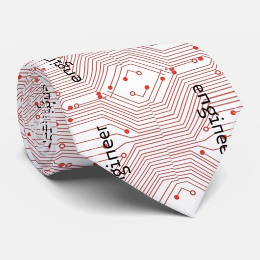 Computer Engineer Stropdas (Opgerold)