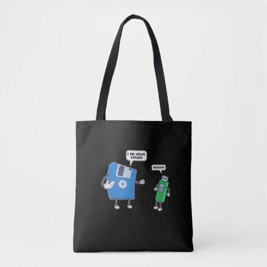 Computer Engineering Father & Son Disc Gift Tote Bag (Voorkant)