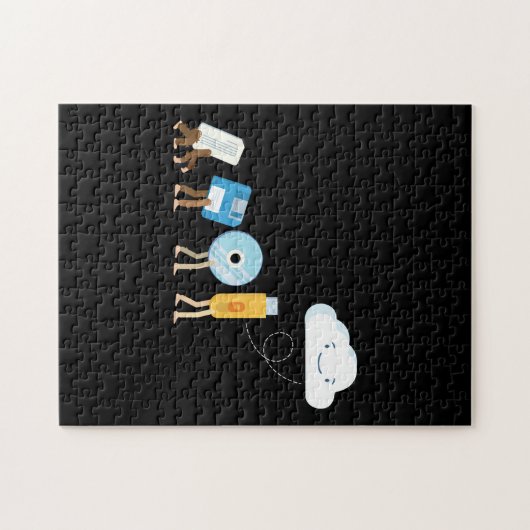 Computer Engineering Funny Geek Engineer Software Legpuzzel (Horizontaal)