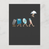 Computer Engineering Software Disk USB Cloud Briefkaart (Voorkant)