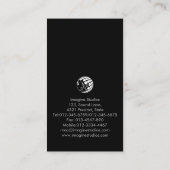 Computer Engineering Technical Blue Halftone Visitekaartje (Achterkant)