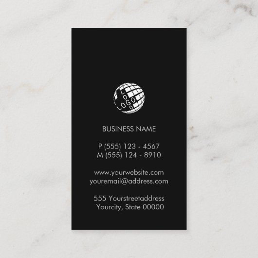 Computer Engineering Technical Green Halftone Visitekaartje (Achterkant)