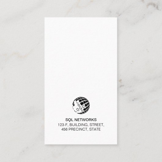 Computer Engineering Technische Licht Circuits Visitekaartje (Achterkant)