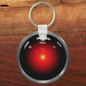 Computer Eye Artificial Intelligence Sleutelhanger (Voorkant)