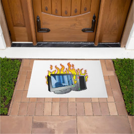 Computer Fire Door Mat