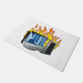 Computer Fire Door Mat (Schuin)