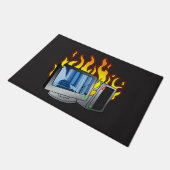 Computer Fire Door Mat (Schuin)