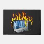 Computer Fire Door Mat (Voorkant)