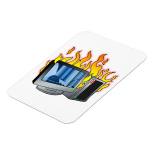 Computer Fire Flexibele fotomagneet Magneet