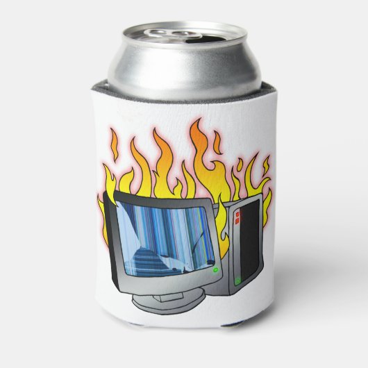 Computer Fire Foam Koelbox Blikjeskoeler (Blikje Achterkant)