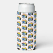 Computer Fire Foam Slim Seltzer Koelbox Blikjeskoeler (Seltzer Voorkant)