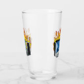 Computer Fire Glass Cup Glas (Links)