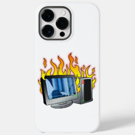 Computer Fire iPhone / iPad case