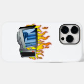 Computer Fire iPhone / iPad case (Achterkant (horizontaal))