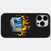 Computer Fire iPhone / iPad case (Achterkant (horizontaal))