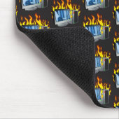 Computer Fire Mousepad Muismat (Hoek)