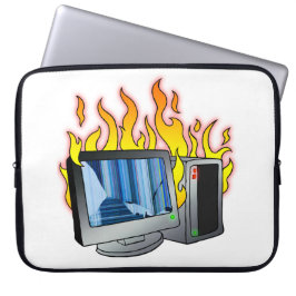Computer Fire Neopreen Laptophoes Laptop Sleeve