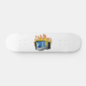 Computer Fire Skateboard Deck (Horizontaal)