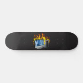 Computer Fire Skateboard Deck (Horizontaal)