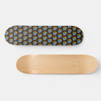 Computer Fire Skateboard dek