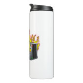 Computer Fire Thermal Tumbler Thermosbeker (Geroteerd rechts)